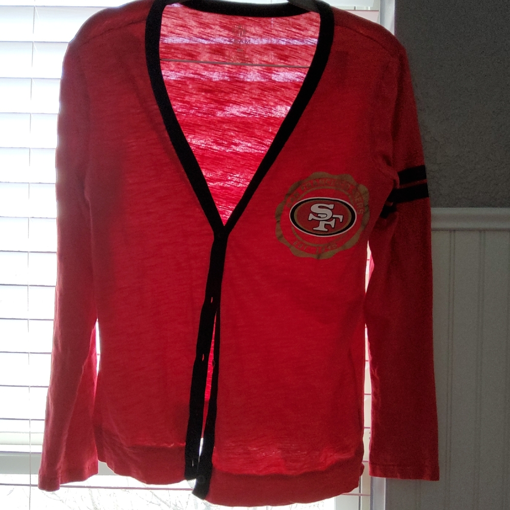 Vibrant Red Women's Button Down Shirt
